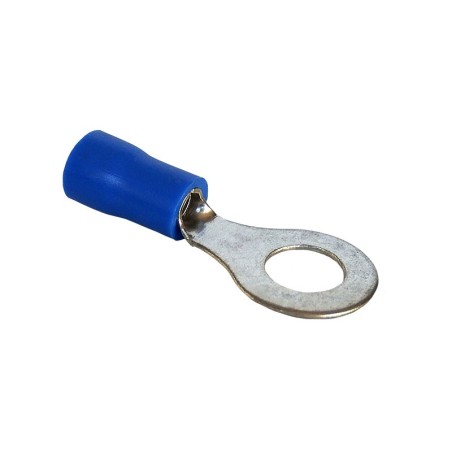 Ring terminal M6 Blue - Each