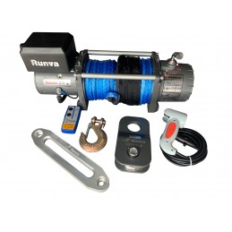 Winch with Synthetic Rope -...