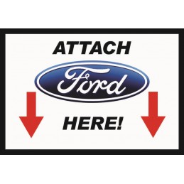 Attach Ford Here - Sticker